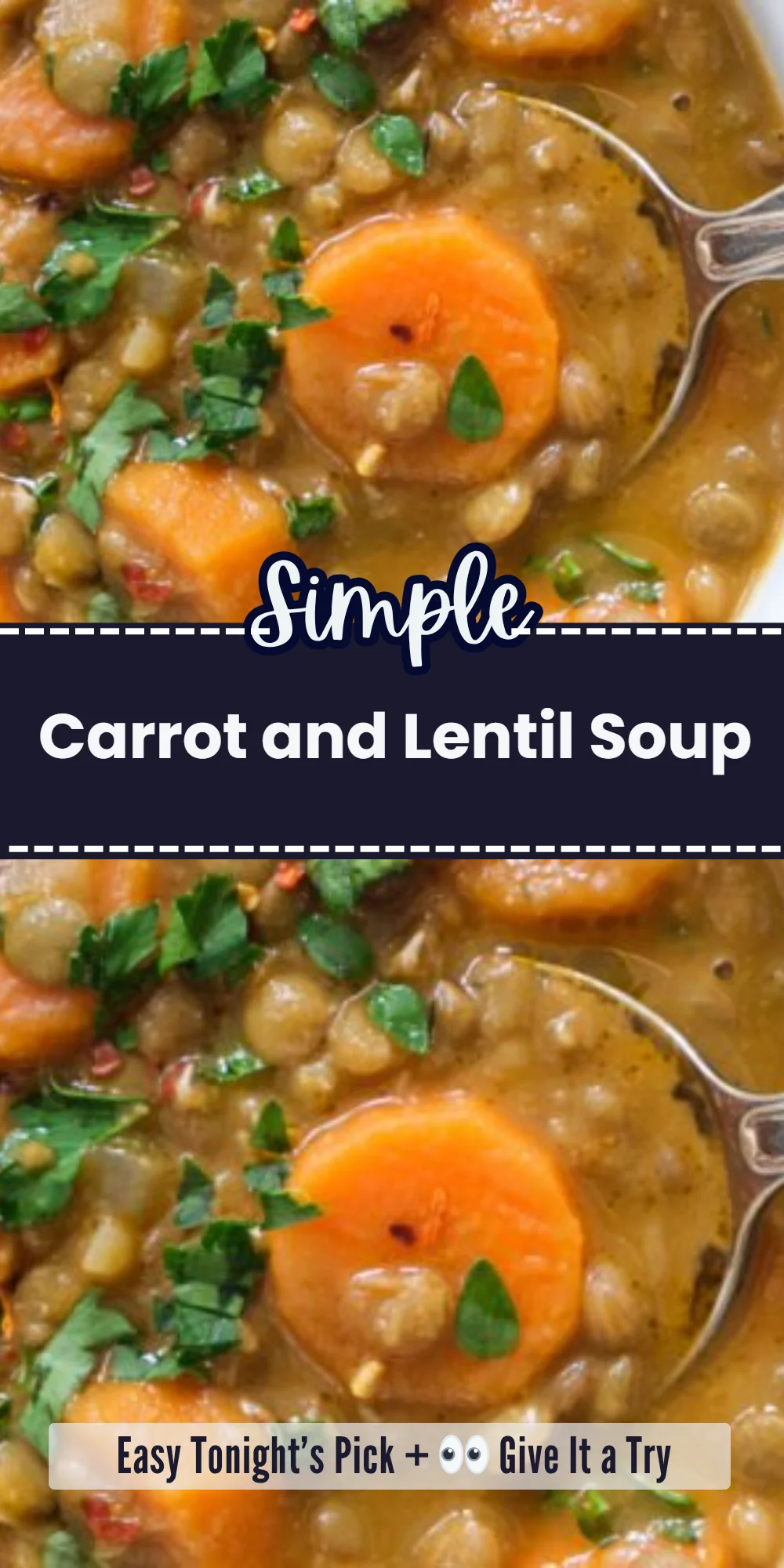 Carrot and Lentil Soup