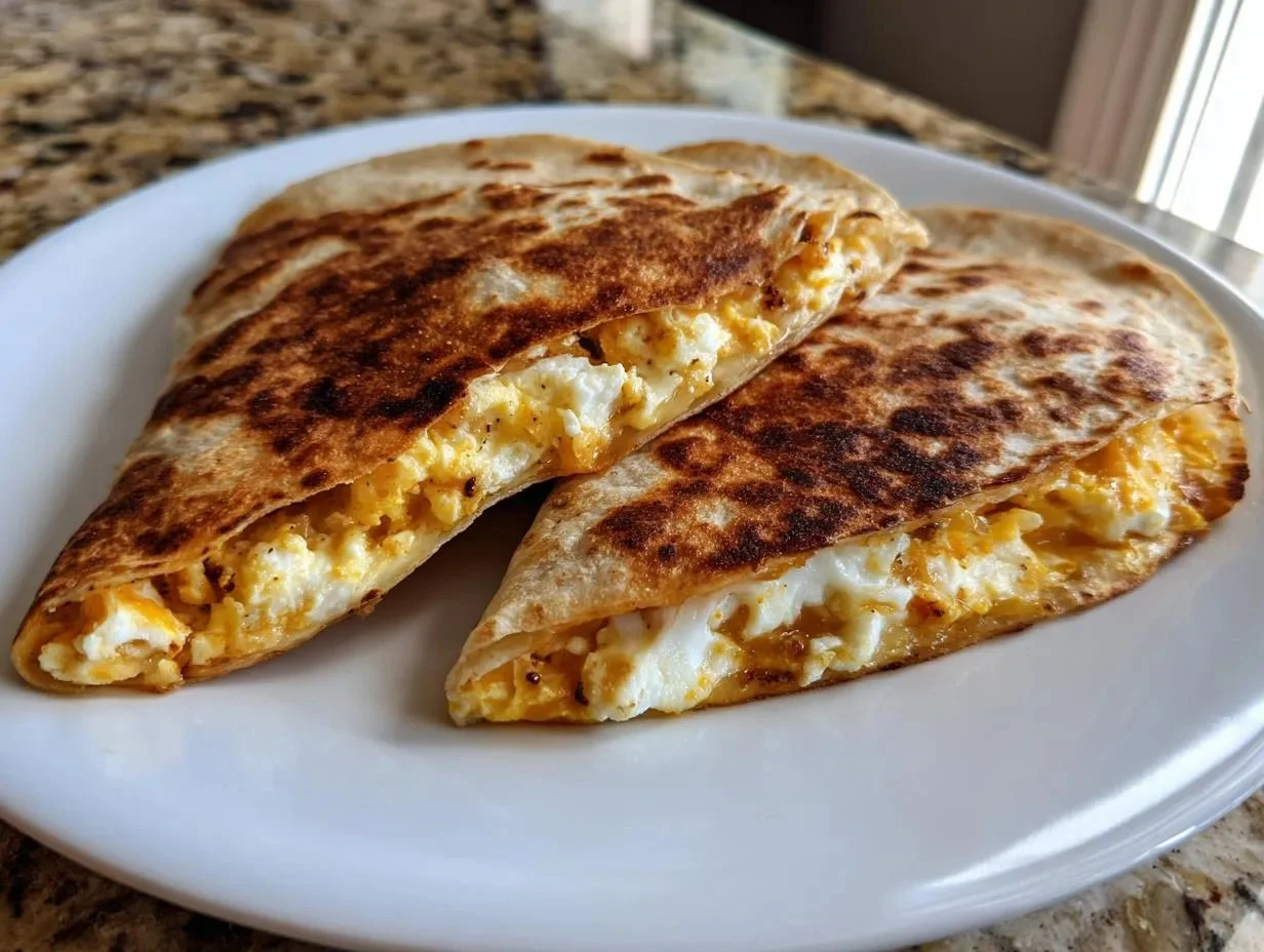Cottage Cheese Egg White Quesadillas With 32g Protein