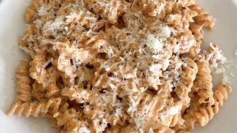 Creamy Cottage Cheese Pasta (Gluten Free, High Protein)