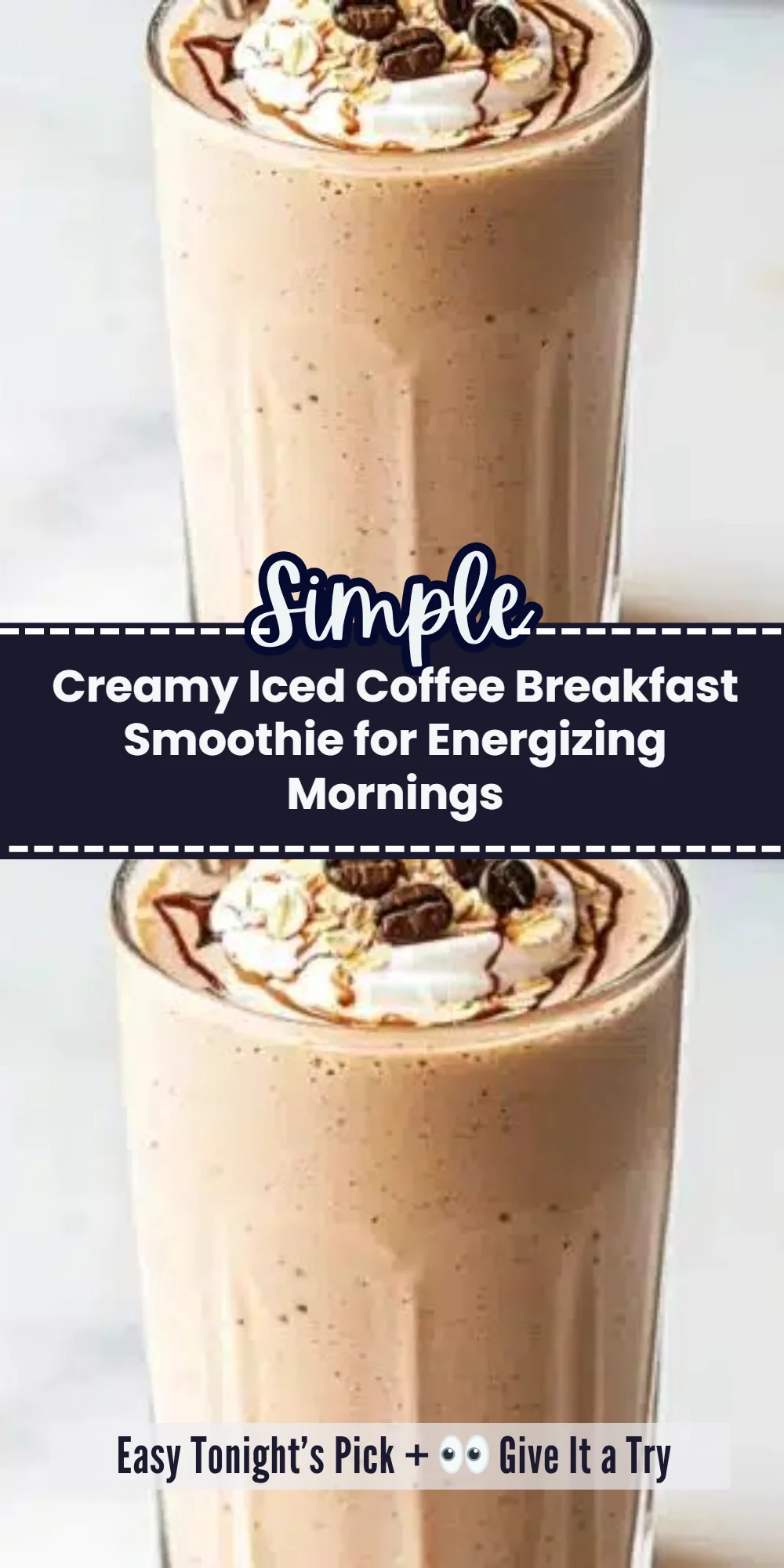 Creamy Iced Coffee Breakfast Smoothie for Energizing Mornings