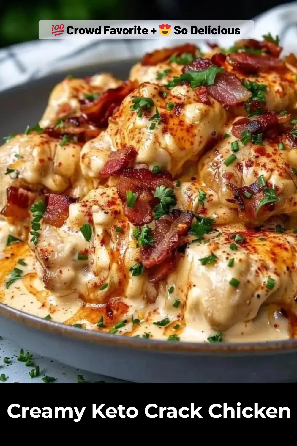 Creamy Keto Crack Chicken