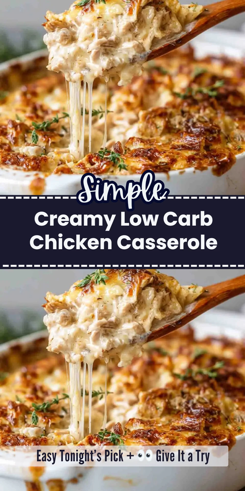 Creamy Low Carb Chicken Casserole