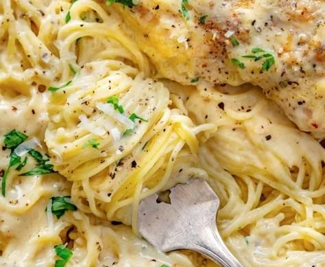 Delicious Crock Pot Angel Chicken served on a plate, ready to enjoy.