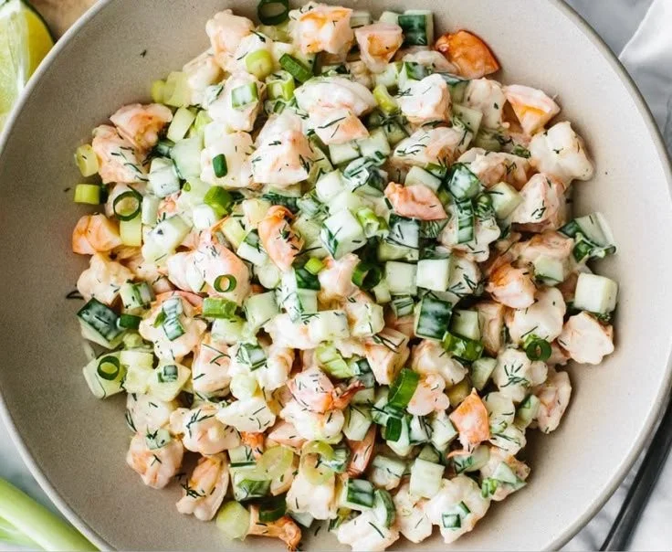 Cucumber Shrimp Salad
