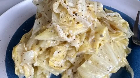 Easy Baked Cabbage Alfredo