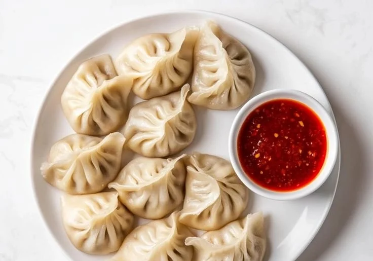 Delicious homemade easy chicken dumplings served in broth