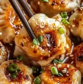 Easy spicy garlic chili dumplings for a quick and flavorful weeknight meal.
