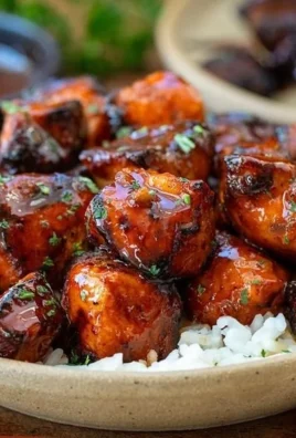 Delicious Firecracker Chicken Skewers ready to serve