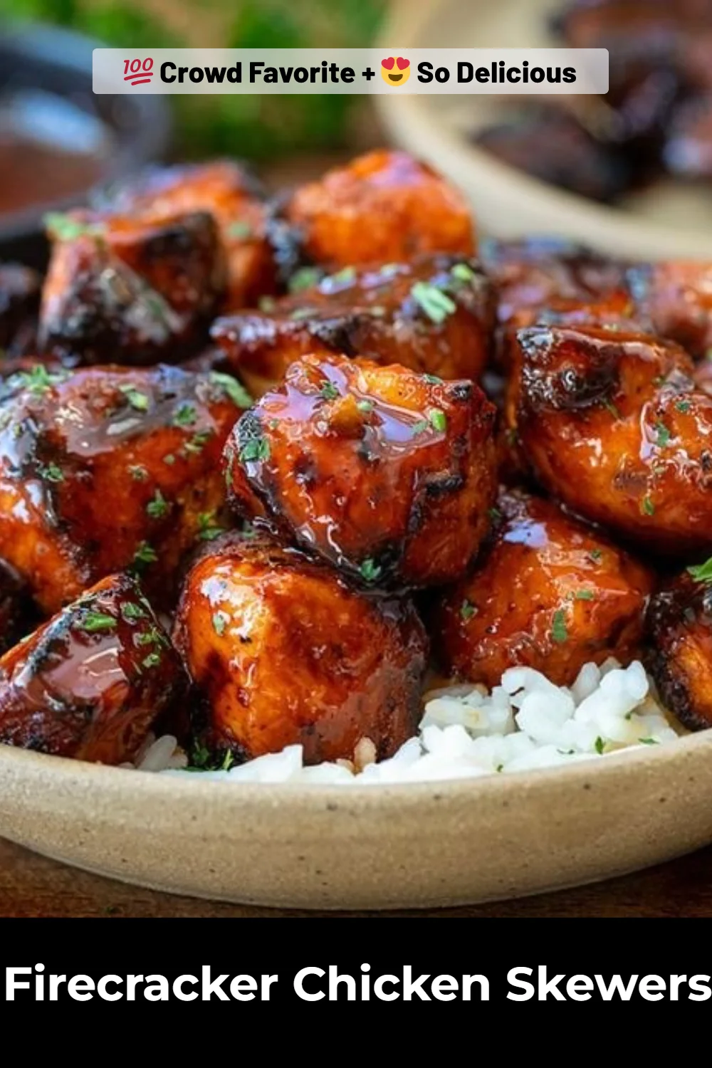 Firecracker Chicken Skewers