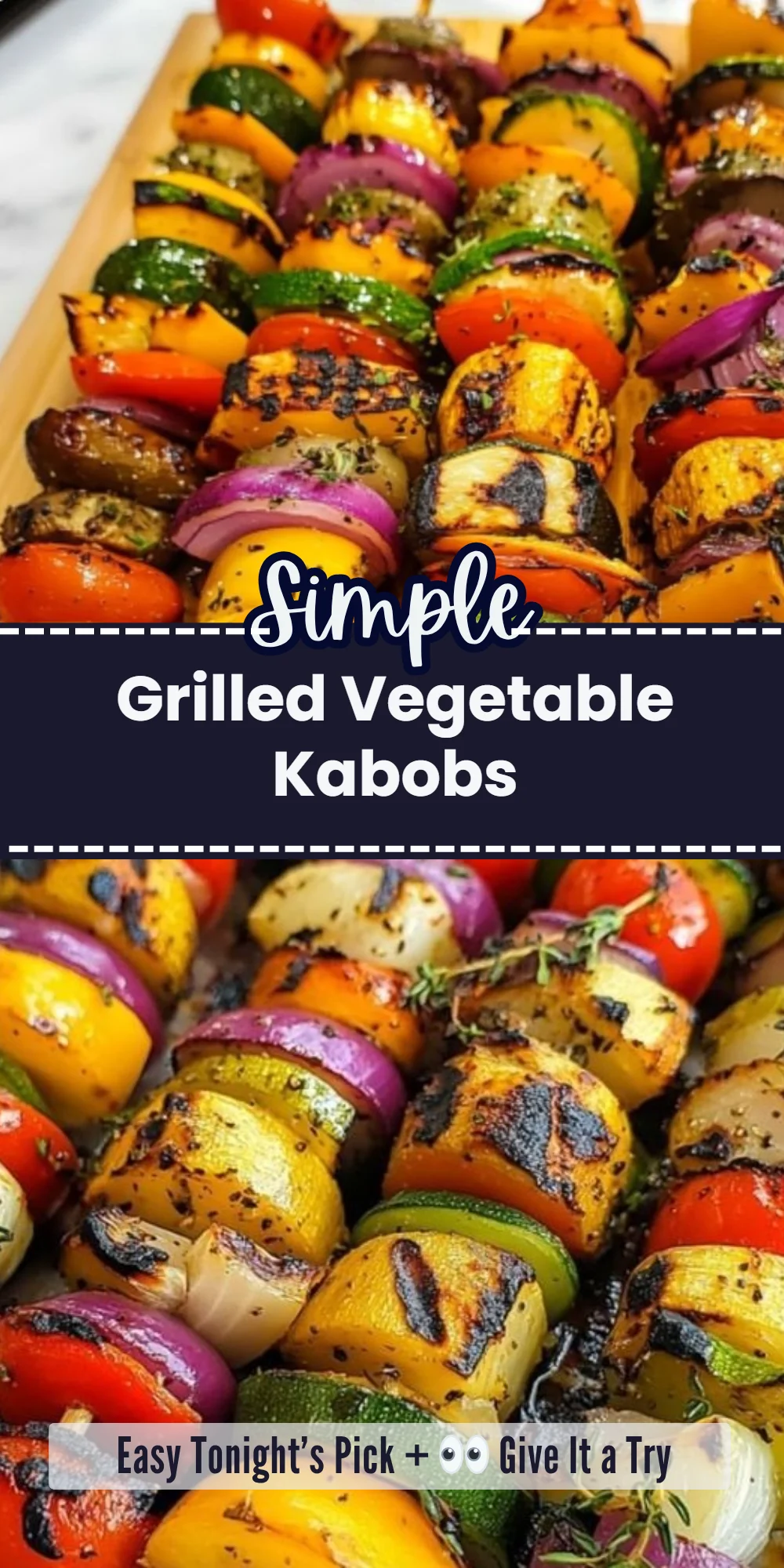 Grilled Vegetable Kabobs