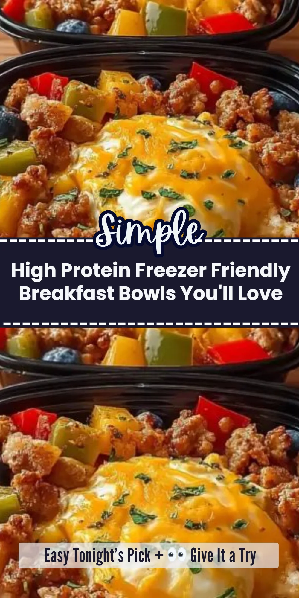 High Protein Freezer Friendly Breakfast Bowls You'll Love