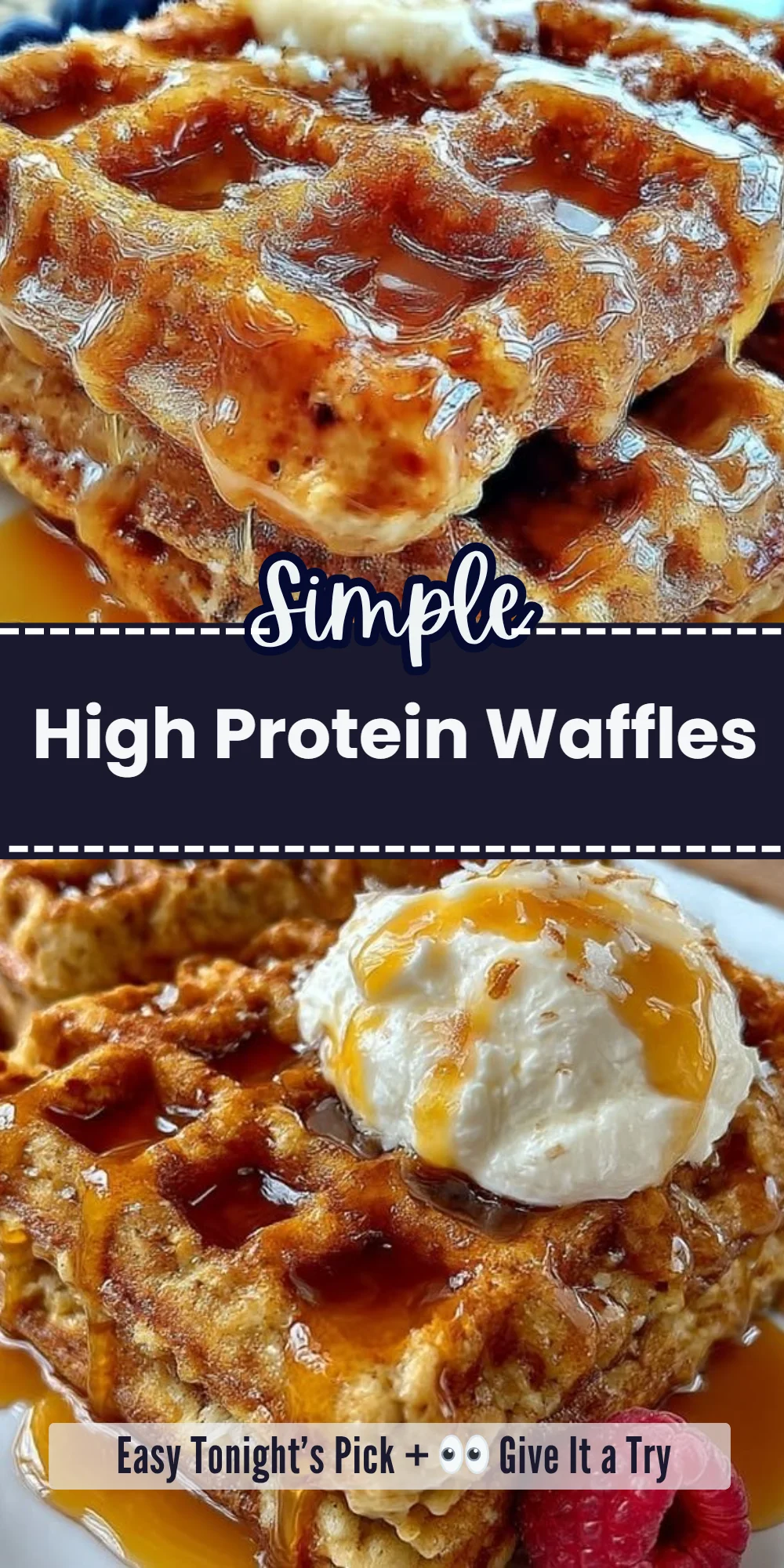High Protein Waffles