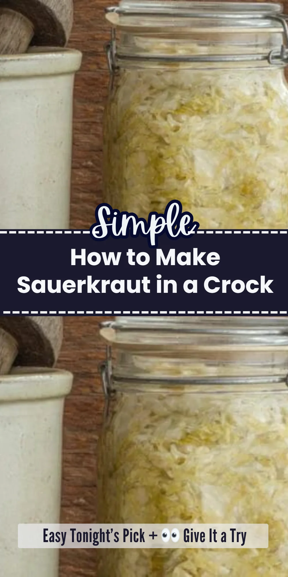 How to Make Sauerkraut in a Crock