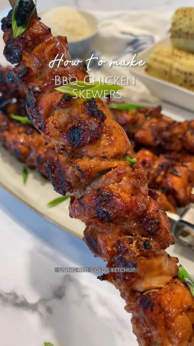 Juicy BBQ Chicken Skewers