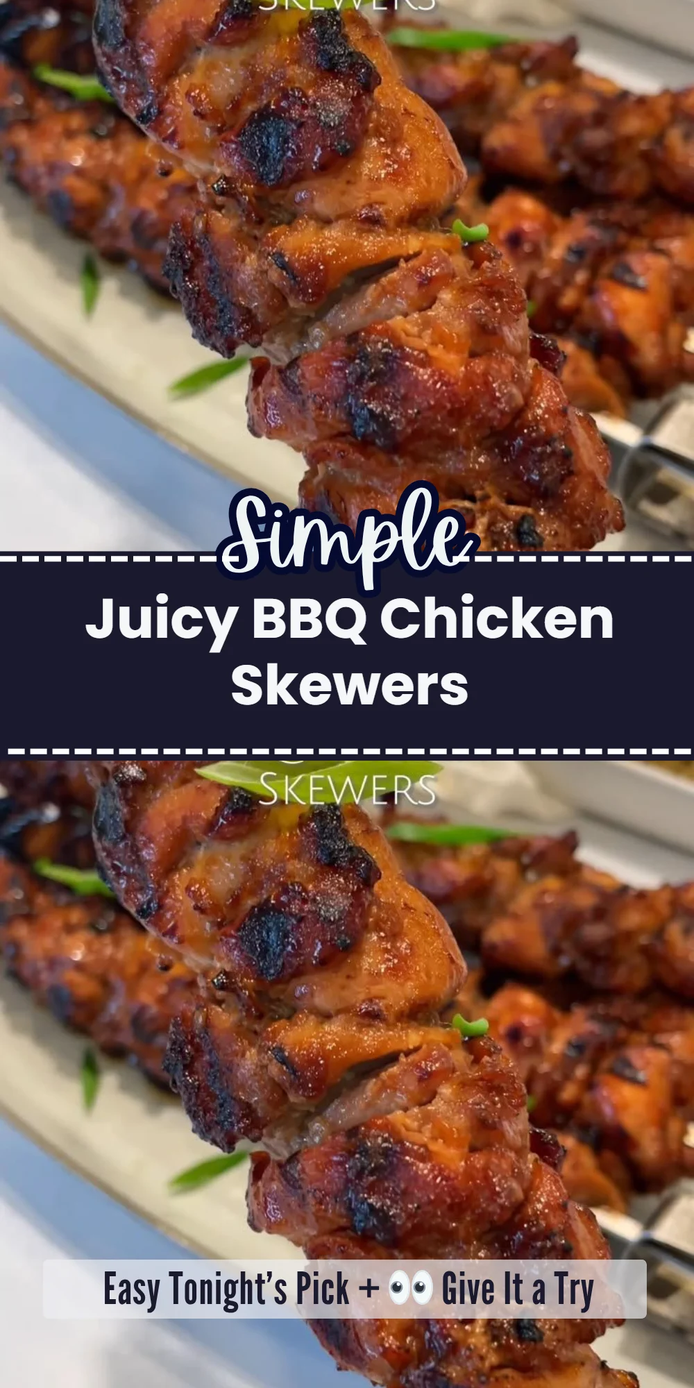 Juicy BBQ Chicken Skewers