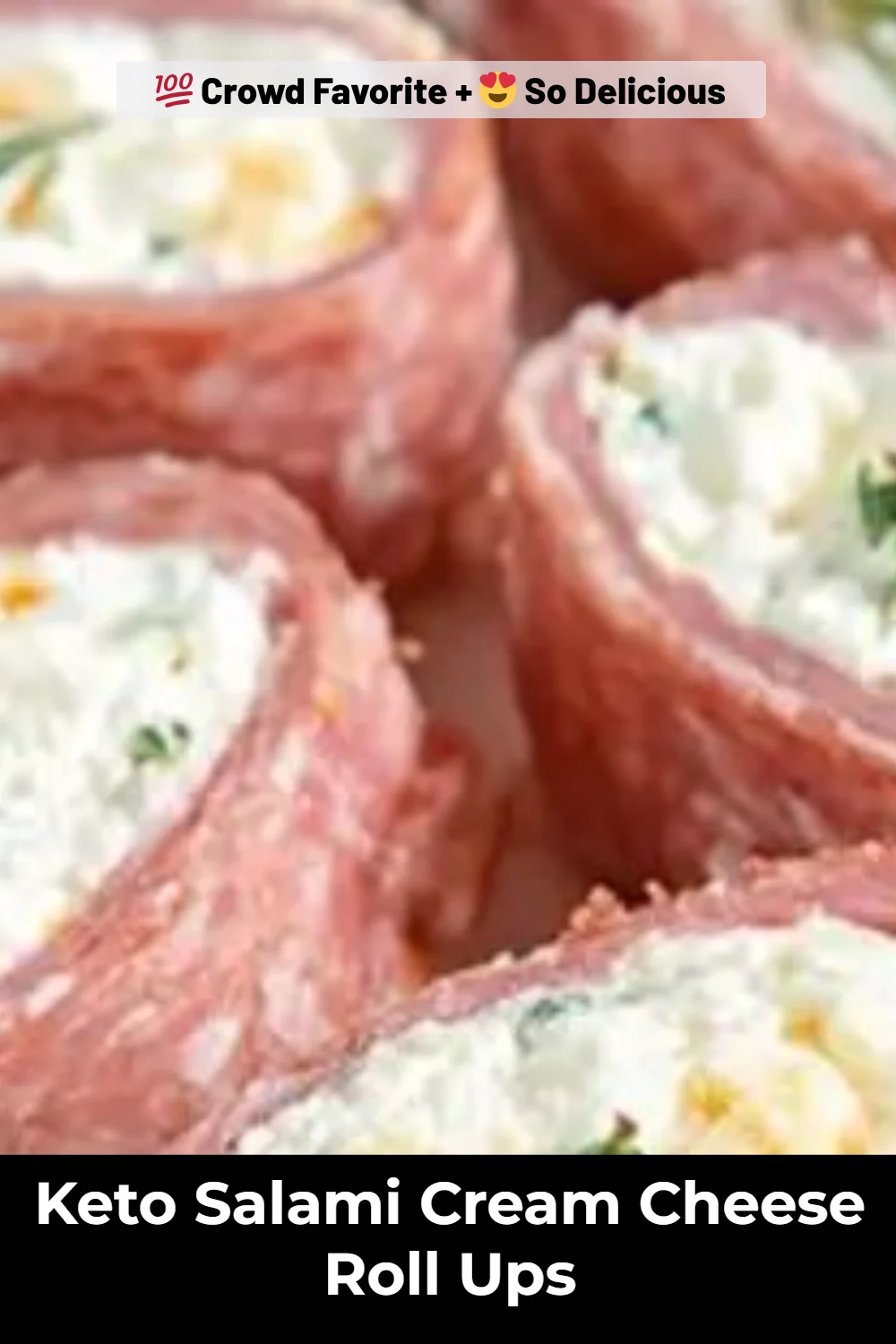 Keto Salami Cream Cheese Roll Ups