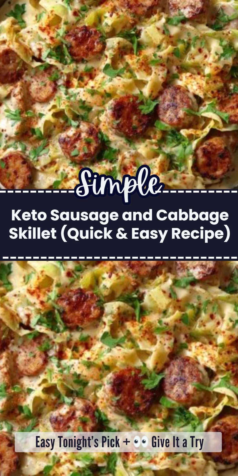 Keto Sausage and Cabbage Skillet (Quick & Easy Recipe)