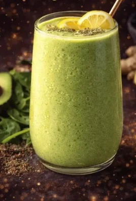 Healthy Morning Flat Belly Smoothie for weight loss and energy boost