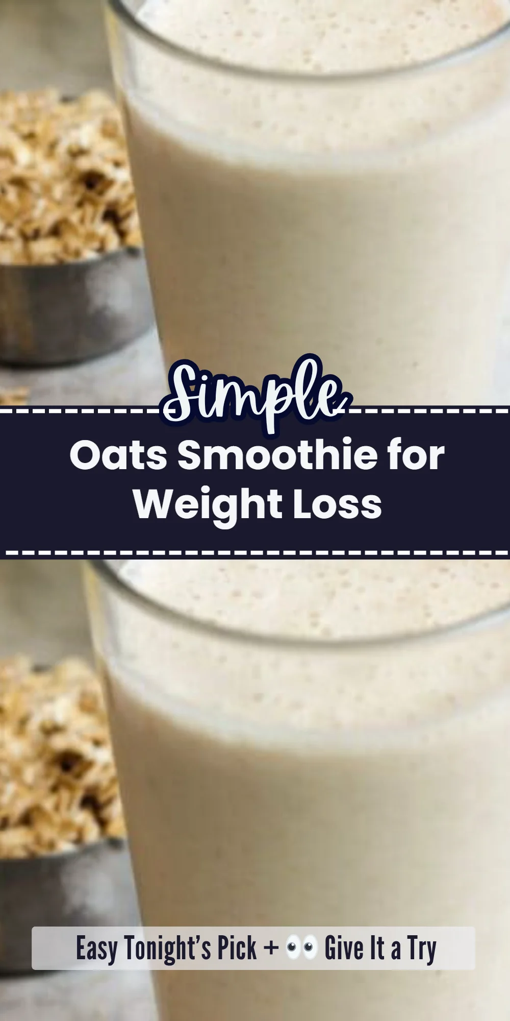 Oats Smoothie for Weight Loss