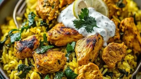 Savory Anti-Inflammatory Turmeric Chicken & Rice Delight