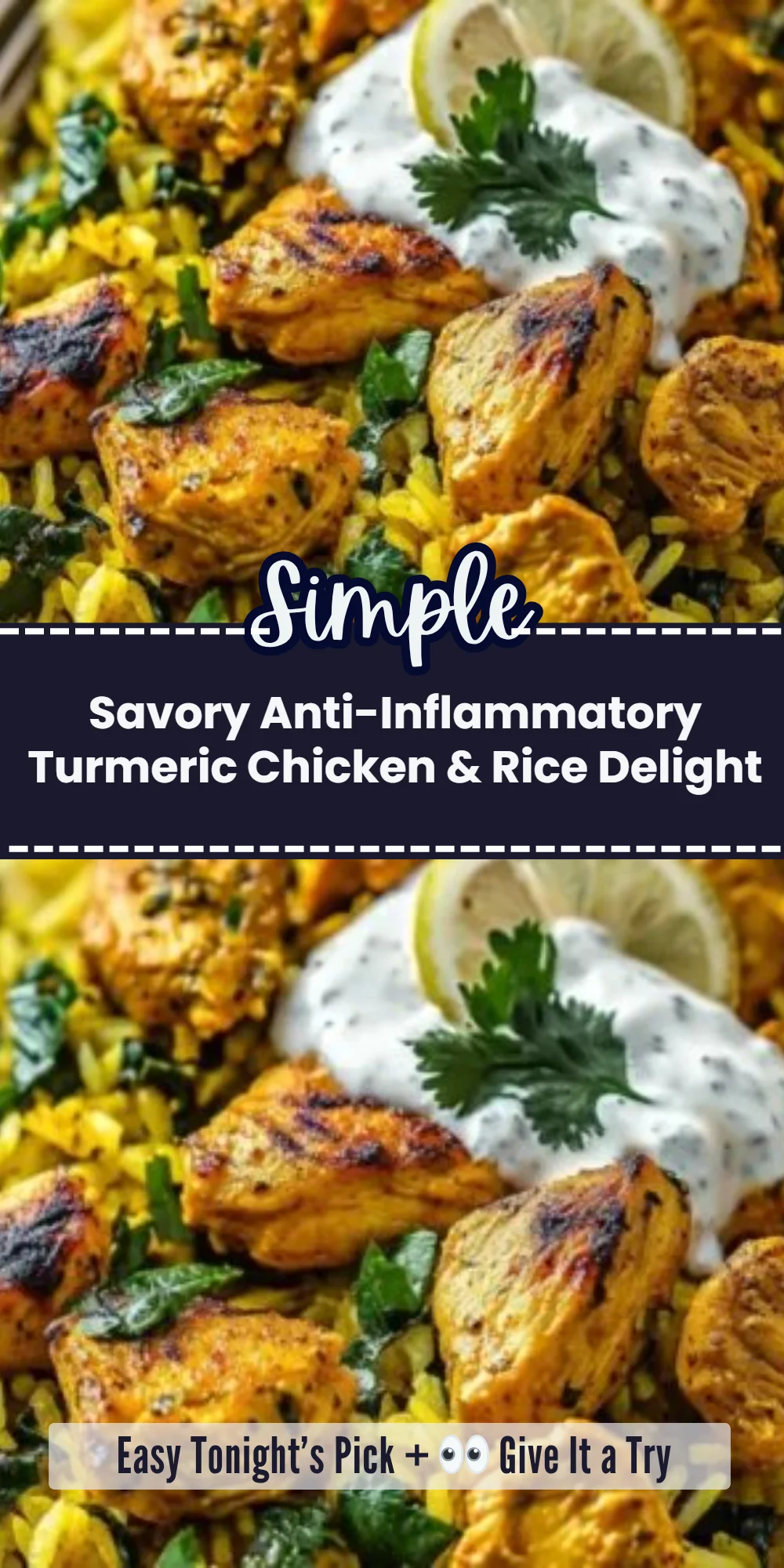 Savory Anti-Inflammatory Turmeric Chicken & Rice Delight