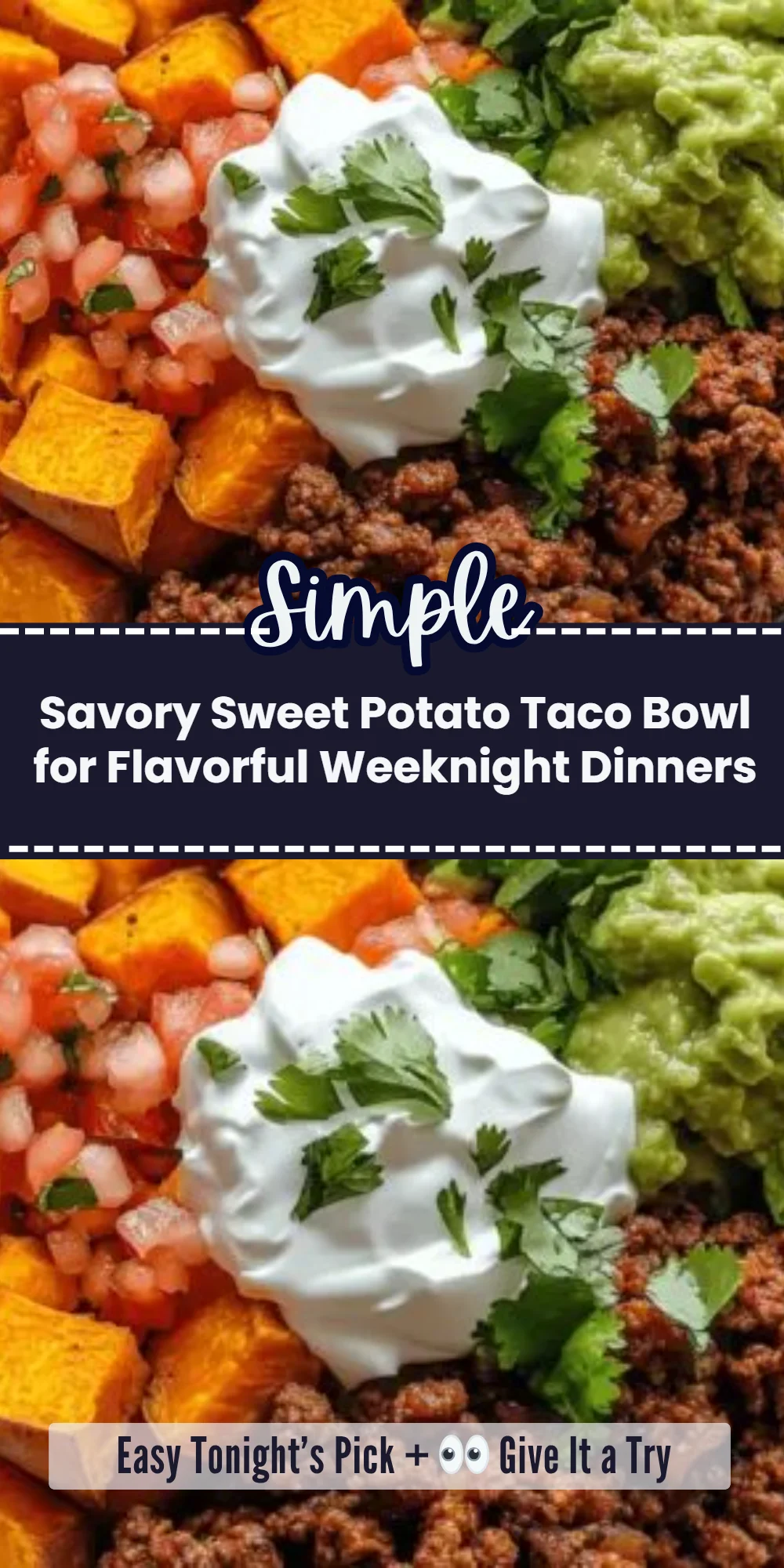 Savory Sweet Potato Taco Bowl for Flavorful Weeknight Dinners