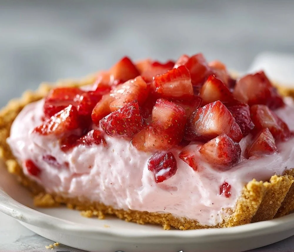 Strawberry Cool Whip Pie: Fluffy and Velvety