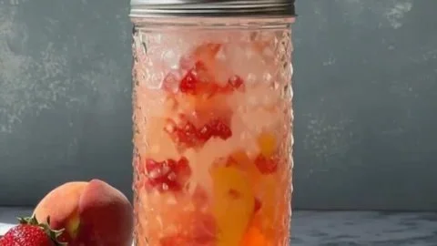 Strawberry Peach Soda