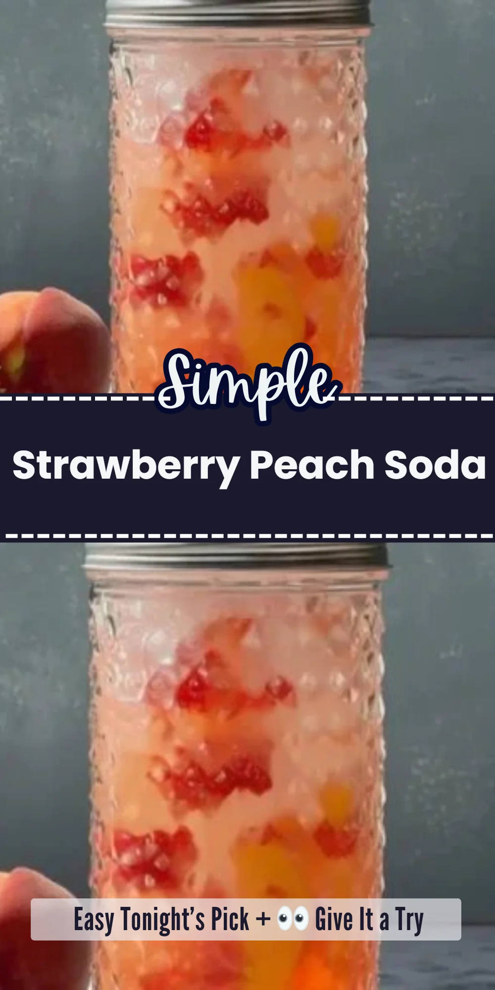 Strawberry Peach Soda