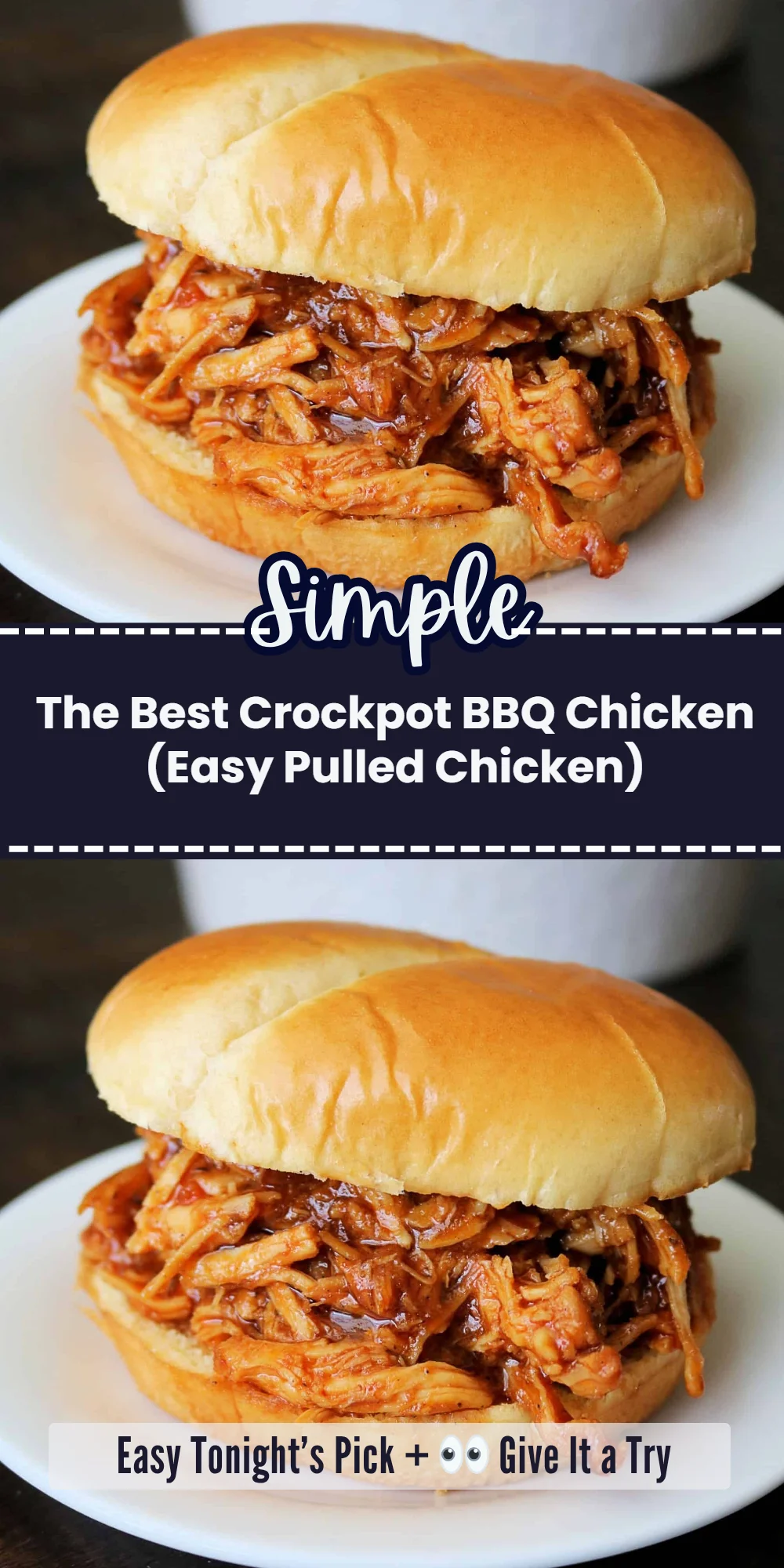 The Best Crockpot BBQ Chicken (Easy Pulled Chicken)