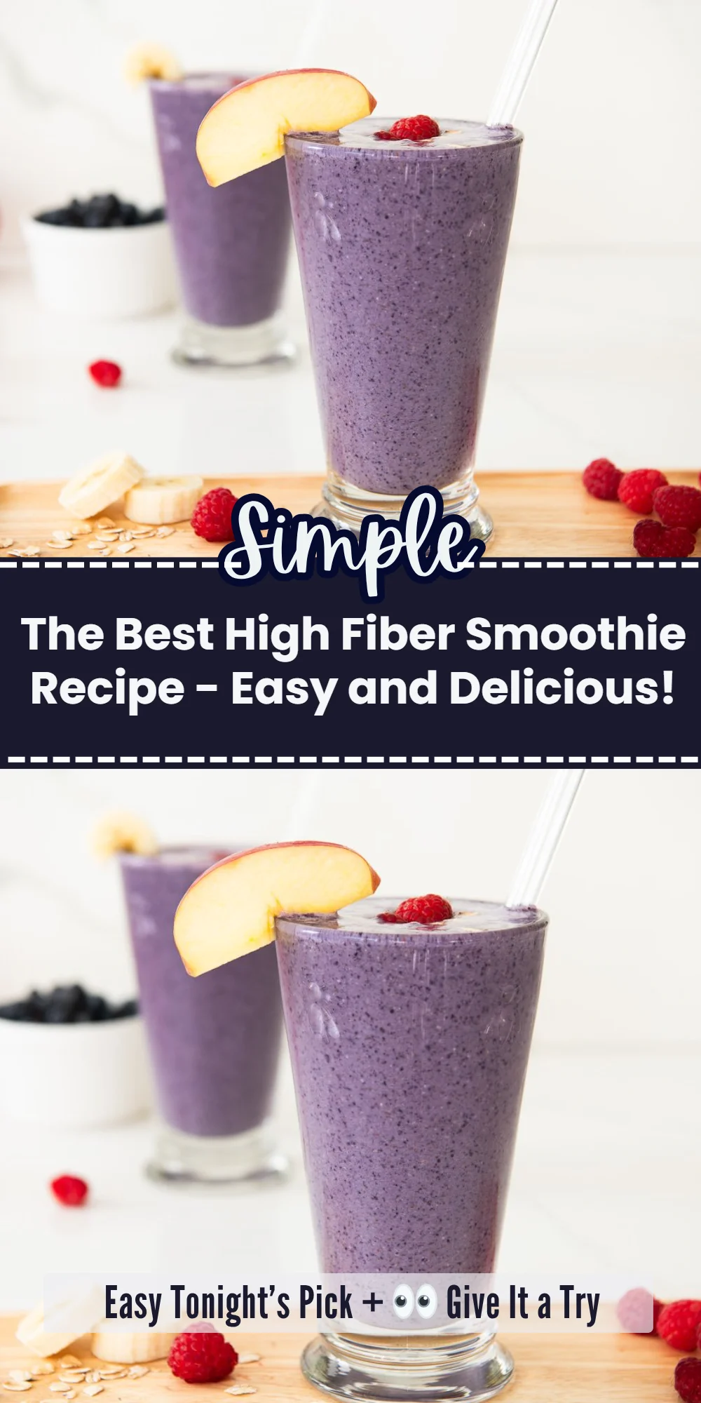 The Best High Fiber Smoothie Recipe - Easy and Delicious!