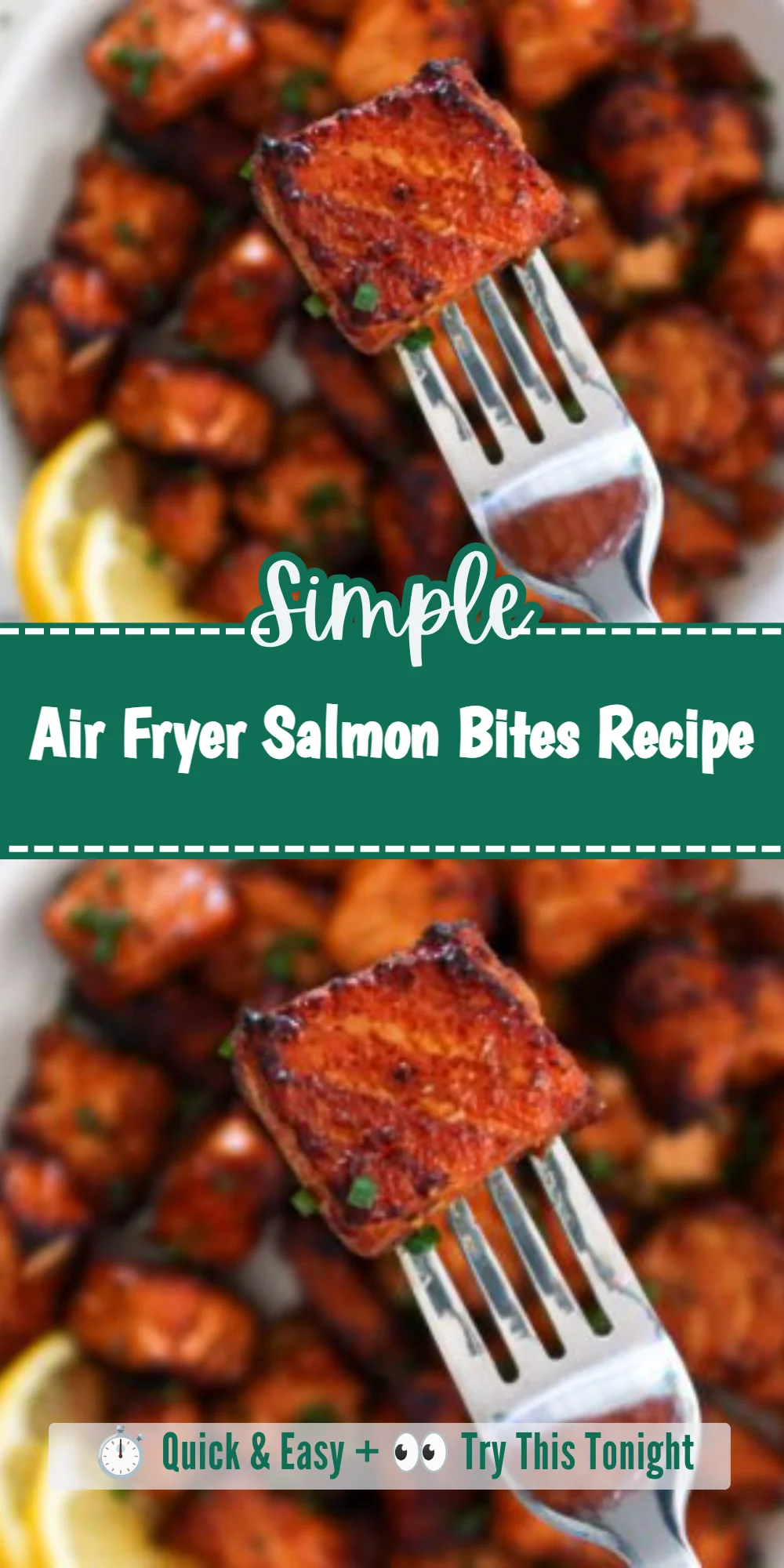 Air Fryer Salmon Bites Recipe