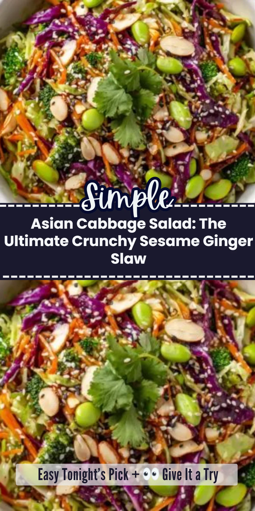Asian Cabbage Salad: The Ultimate Crunchy Sesame Ginger Slaw