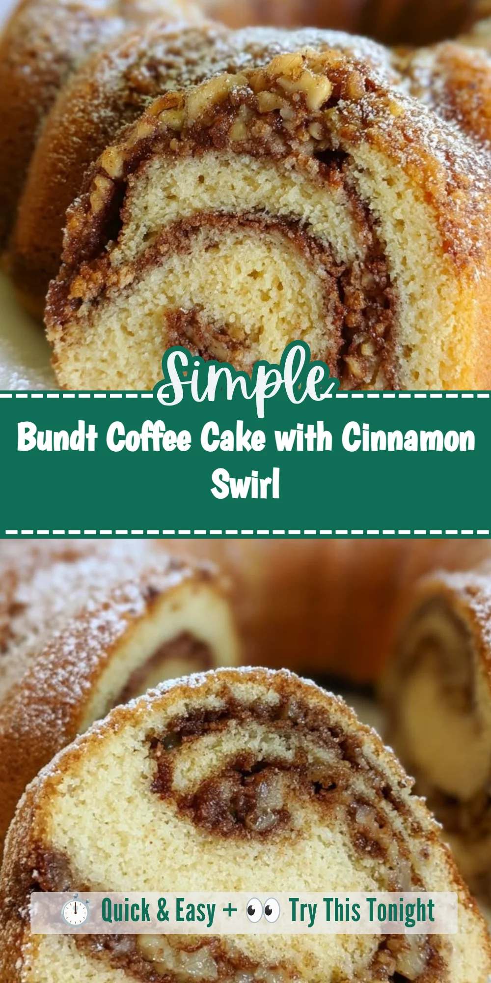 Bundt Coffee Cake with Cinnamon Swirl