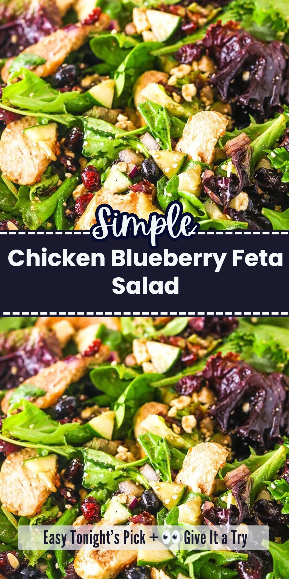 Chicken Blueberry Feta Salad