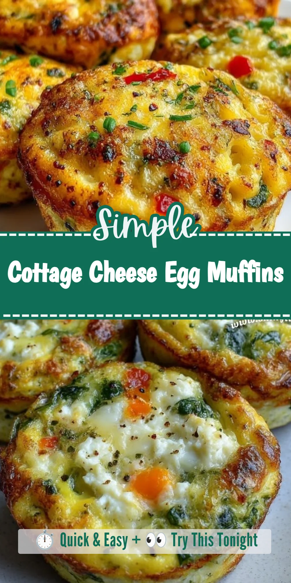 Cottage Cheese Egg Muffins