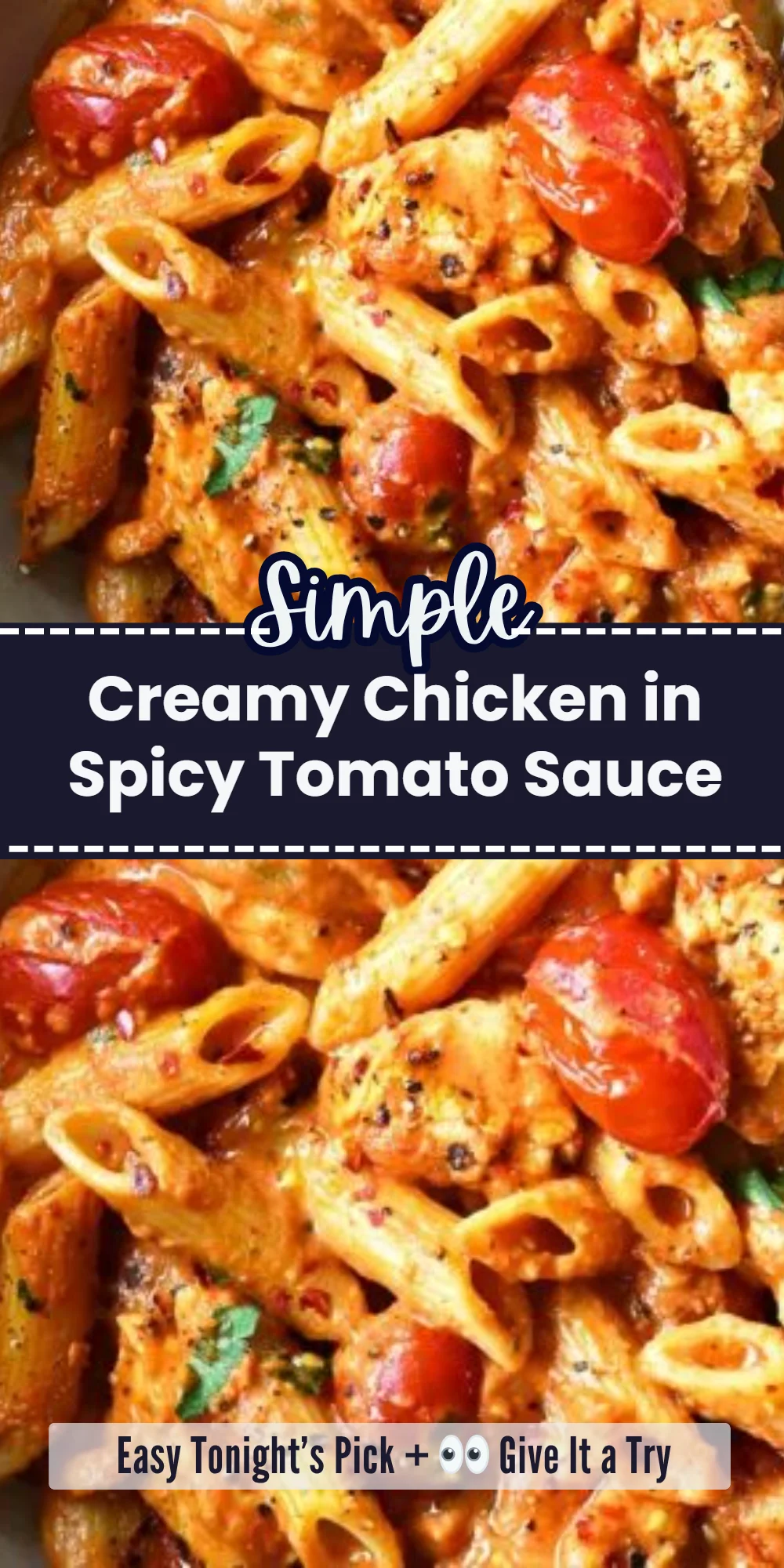 Creamy Chicken in Spicy Tomato Sauce