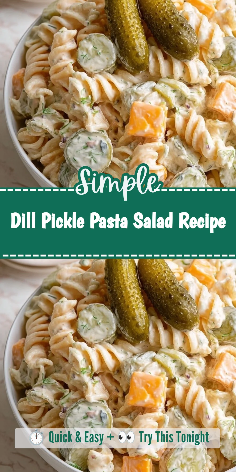 Dill Pickle Pasta Salad Recipe