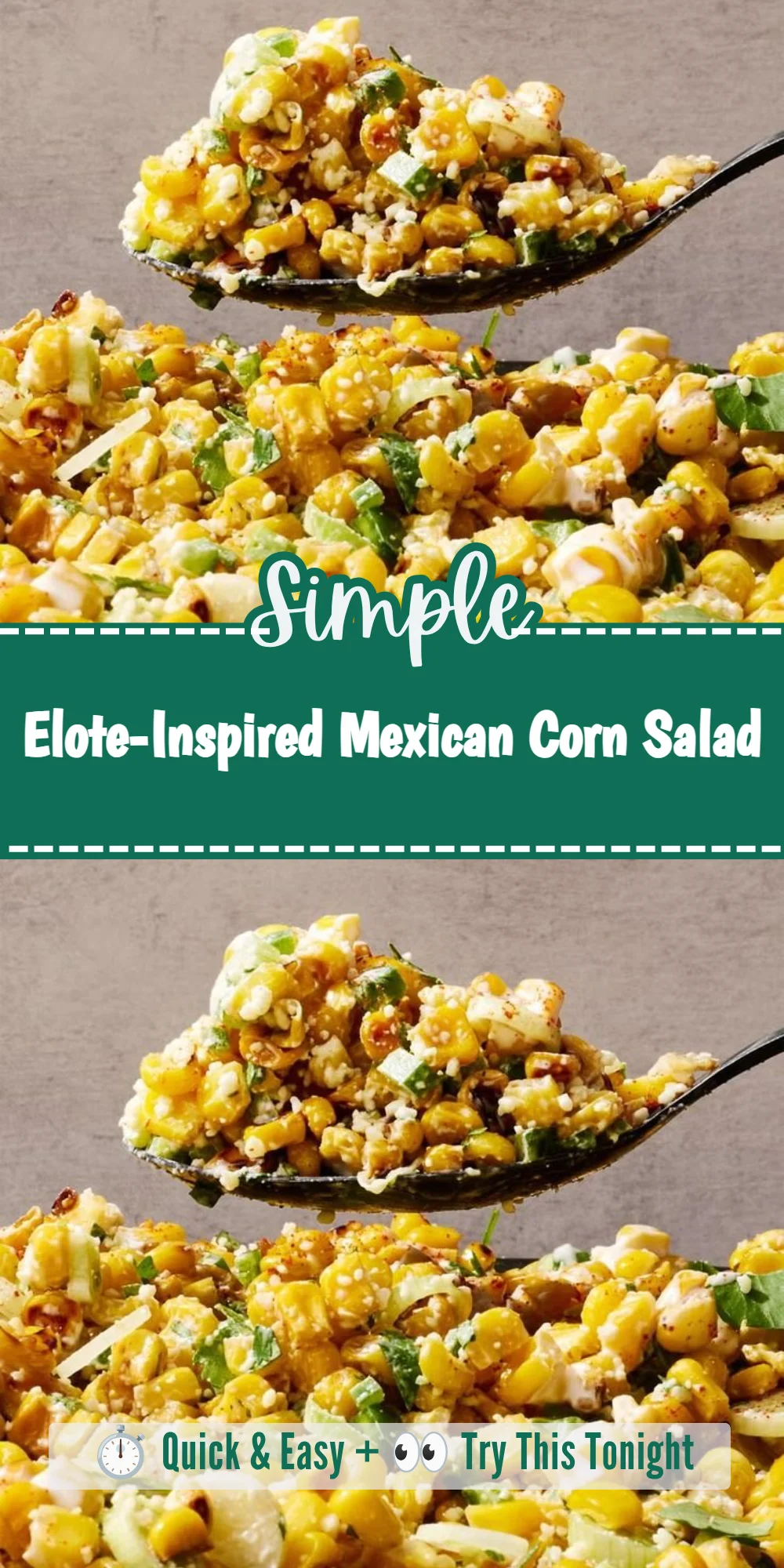 Elote-Inspired Mexican Corn Salad