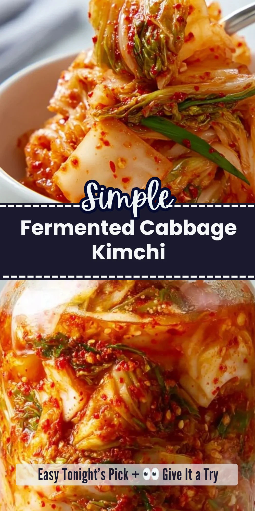 Fermented Cabbage Kimchi