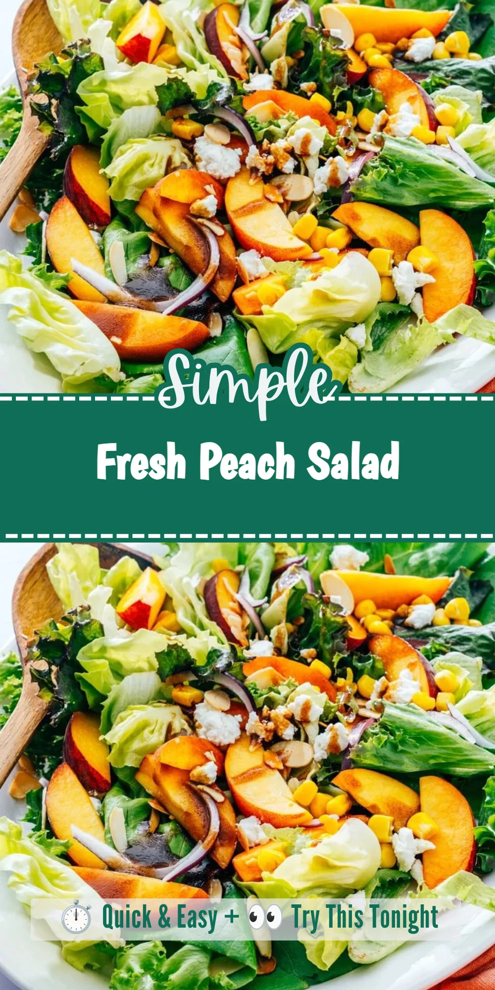 Fresh Peach Salad