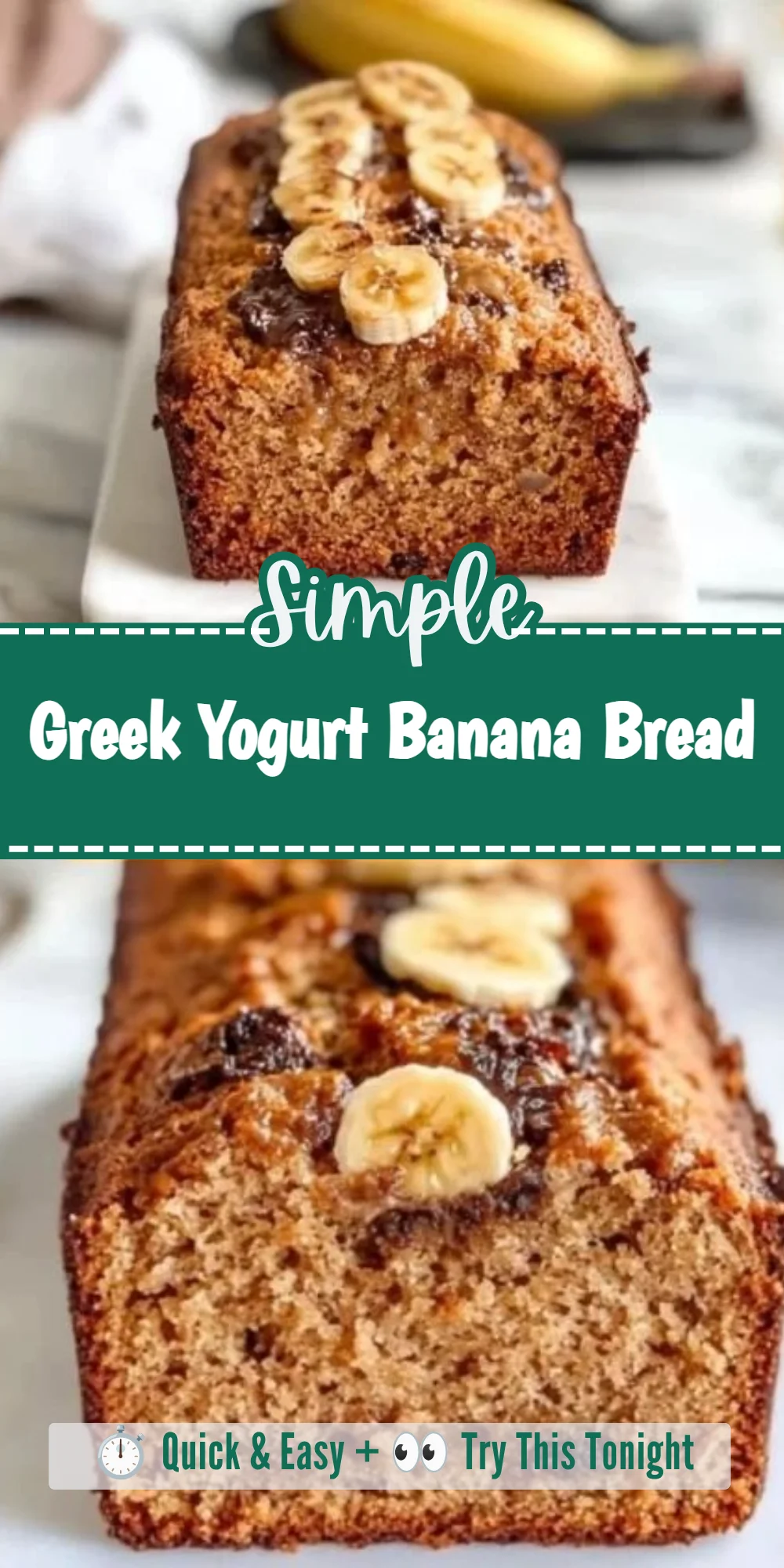 Greek Yogurt Banana Bread