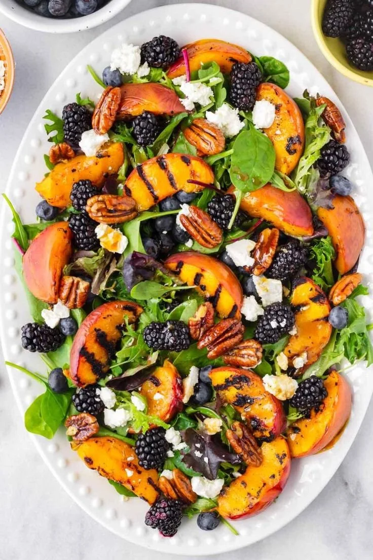 Grilled Peach Salad