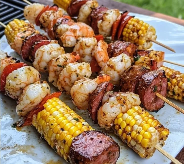 Grilled Seafood Skewers