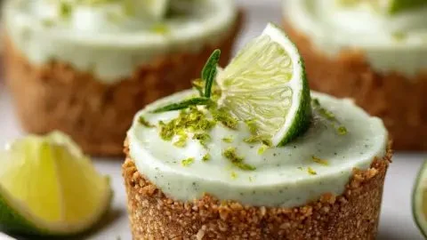 Healthy No-Bake Key Lime Pie Protein Cups