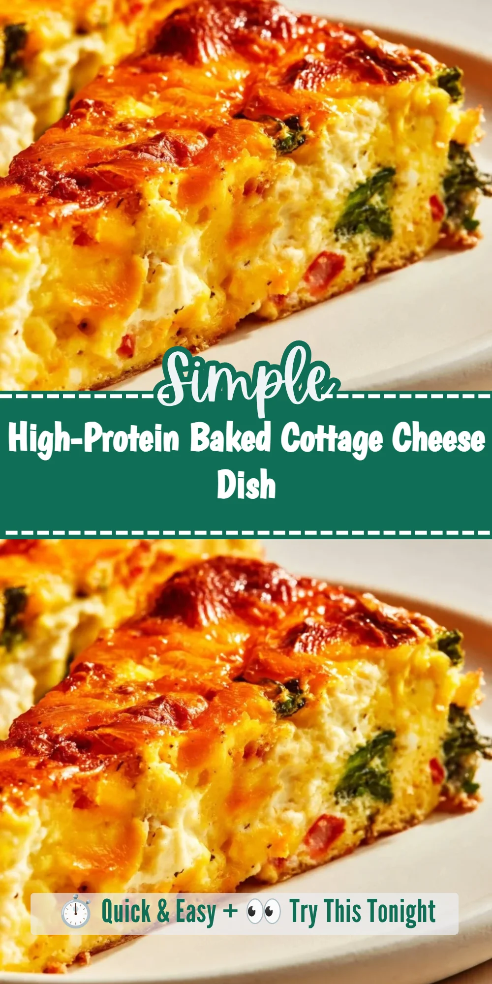 High-Protein Baked Cottage Cheese Dish