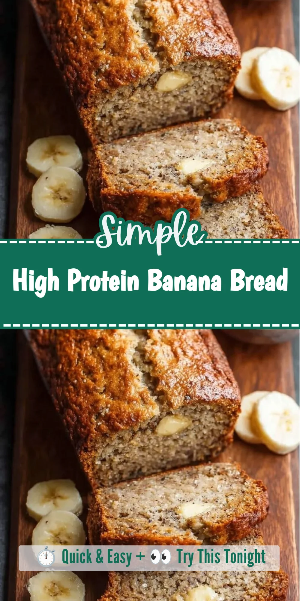 High Protein Banana Bread