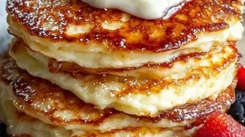 High-Protein Cottage Cheese Pancakes
