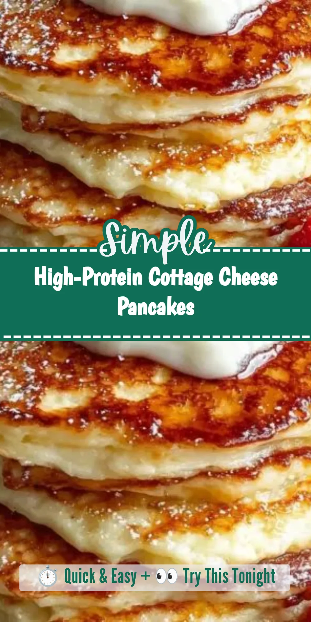 High-Protein Cottage Cheese Pancakes