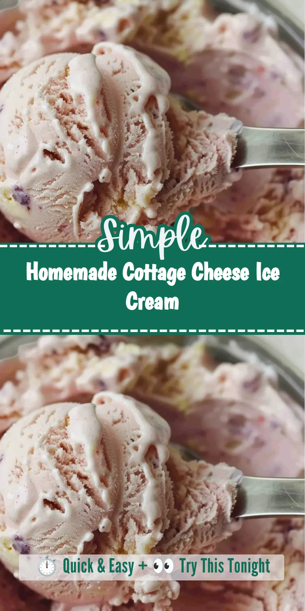 Homemade Cottage Cheese Ice Cream